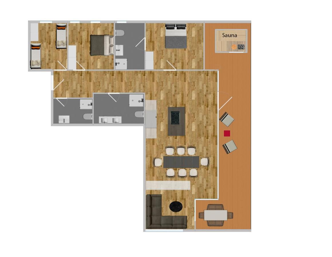 Luxus Penthouse Zentral By A-Appartments Бранд Екстериор снимка